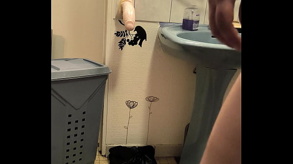 French chubby faggot gay leaking a lot of precum when enjoy a dildo