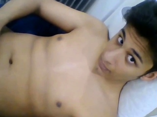 College twink jerks off and shoots 2 days worth of cum