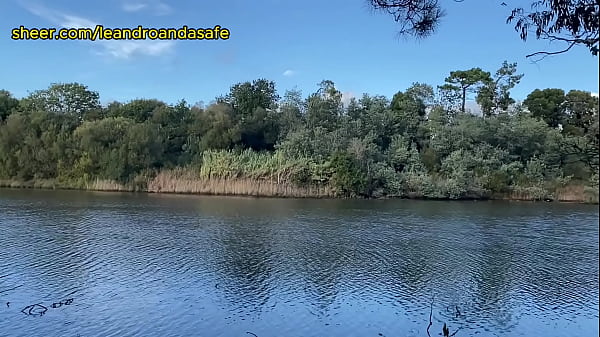 Giving it to a stranger I found in the woods