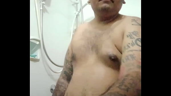 Vaibhav Jerks Off & Cums In The Bathroom Whilst Wearing His Big, Blue Underwear