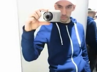 Big Cock Handjob in Dressing Room – Jerking Solo