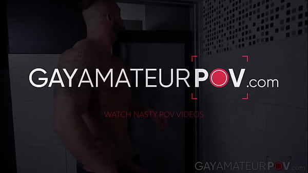 Lustful twink Benjamin Blue doggystyled in the club bathroom by hottie stud Philippe Massa