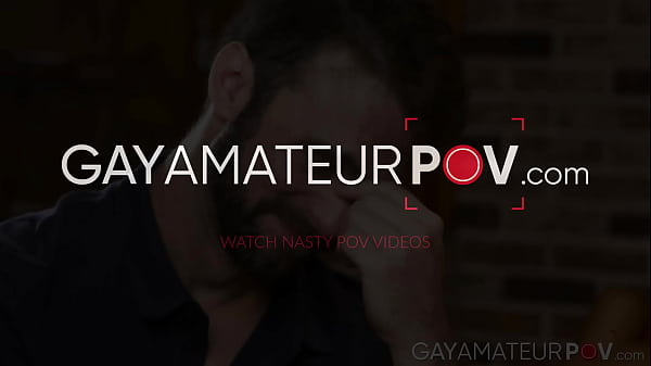 Slutty twink Benjamin Blue offered his ass to get fucked in a rough threesome with Gabriel Clark