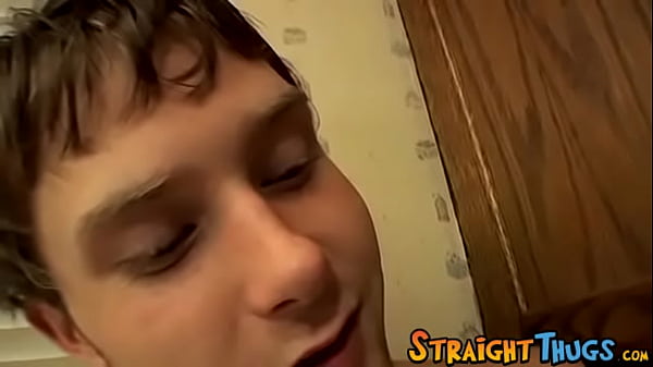 Straight thug talks to the camera while masturbating solo