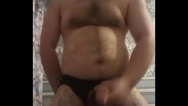 Gay man from Russia eats fresh cum and pours it all over his face!