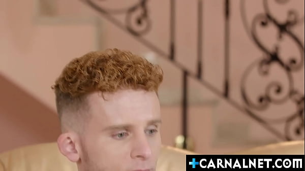 Dylan Tides fucks escort Bastian Karims ass hard as he show his own load on his stomach and pull out DYlans