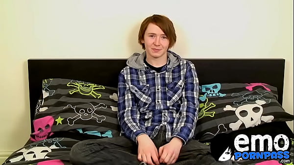 Lusty inexperienced dick rider masturbates his big uncut dick