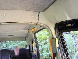 Shy teen got fucked in taxi