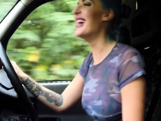 Black dude anal fucked hot taxi driver