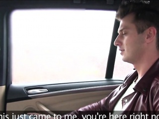 Busty taxi driver bangs till cumshot