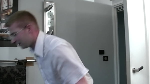 Cute french Bunette dildoing bi curious dude