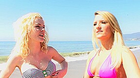 Blonde Lesbians Having Oral Sex After Walking On The Beach – NaughtyGirls