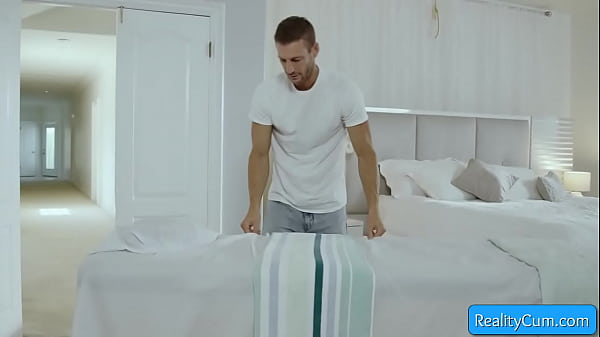 Busty blonde hottie enjoys ex massage and pussy rubbed – Bambi Barton, Ryan Mclane