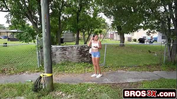 Petite Brunette Hottie Picked Up and Ass-Fucked By Monstrous BBC