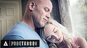 PURE TABOO Obedient Petite Virgin Lexi Lore Receives Very Special Hug From Stepdaddy Derrick Pierce