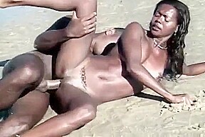 Brazilian Ebony teen 18+ Fucked In The Beach By Bbc