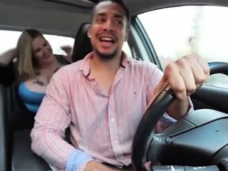 Gorgeous Playgirl Venice in a taxi