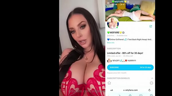 Leak Hot MILF Angela White Big Tits Dildo Masturbation