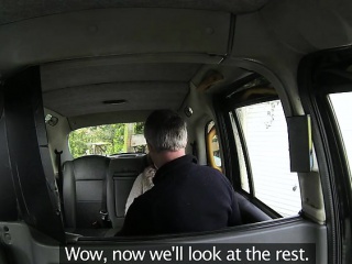 Taxi hardcore sex with a skinny blondie slut