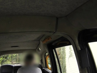 Tight pussy teen bangs in fake taxi