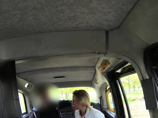 Cheating girlfriend anal in fake taxi