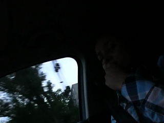 Amateur student fucked beside fake taxi