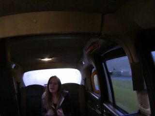 Revengeful girlfriend bangs in fake taxi